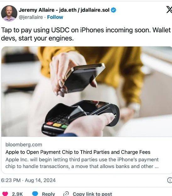 新一轮造富开启？手机巨头涉足稳定币<strong></p>
<p>比富币</strong>！