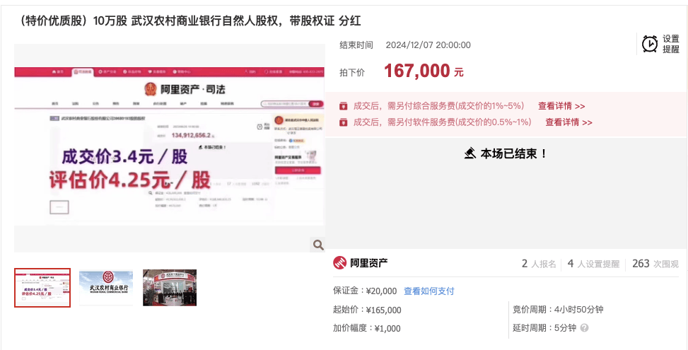 武汉农商行8万股1元起拍：真实性成疑<strong></p>
<p>普维币</strong>，内部人加价，外部人难捡漏？