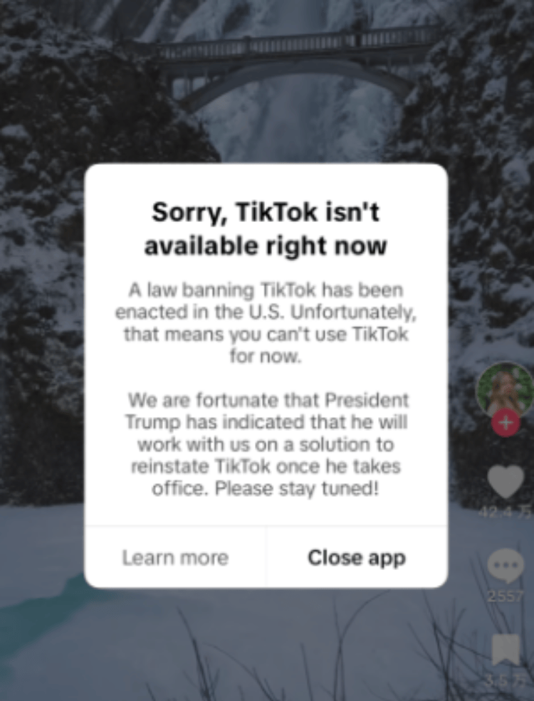TikTok停摆12小时又满血复活 期间发生<strong></p>
<p>万倍币</strong>了啥
