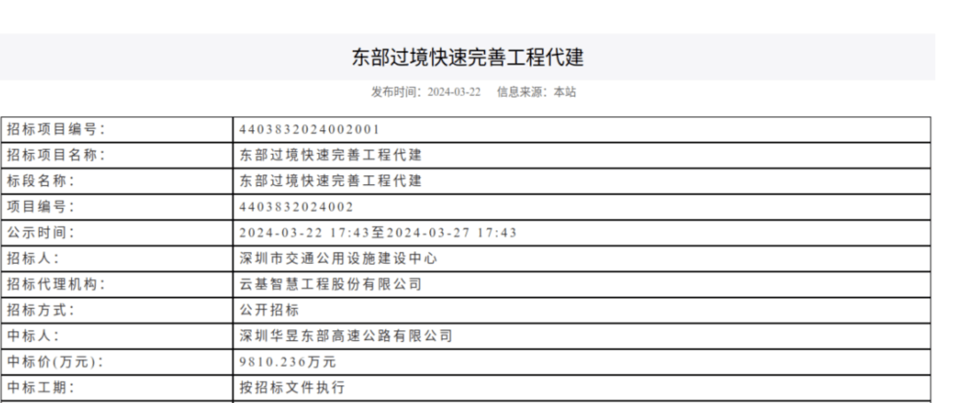 一度被传"烂尾"！盼了15年的深圳东部过境高速<strong></p>
<p>币乘</strong>，终于等来官宣推进