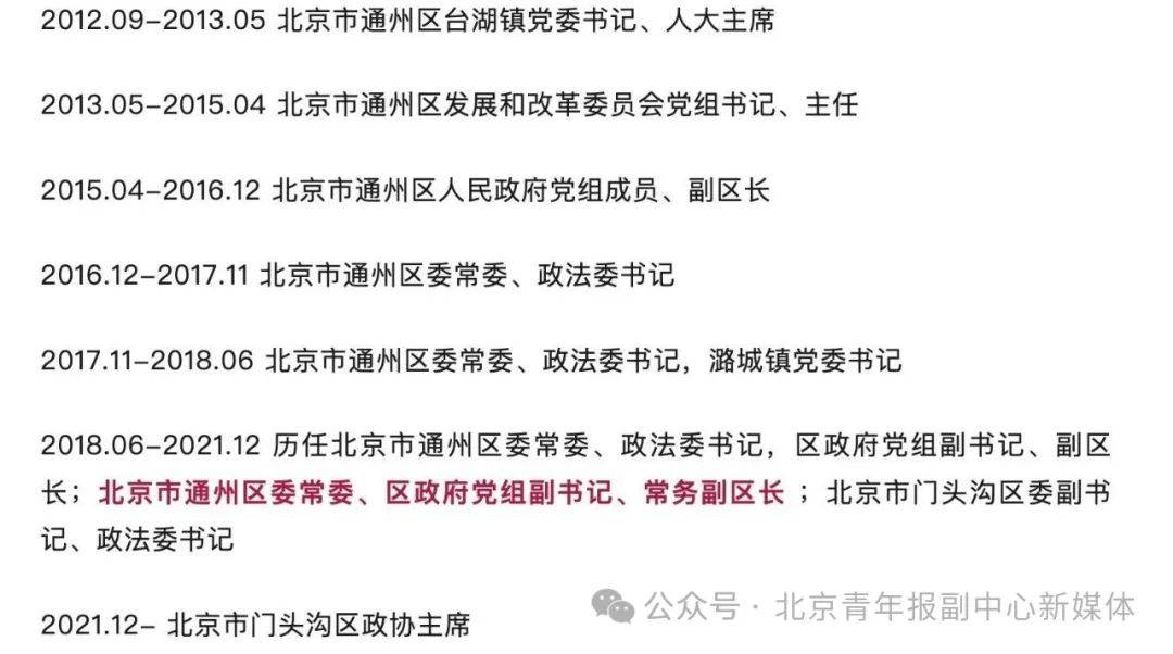 北京一正局级被双开<strong></p>
<p>mb币</strong>，曾任通州区常务副区长