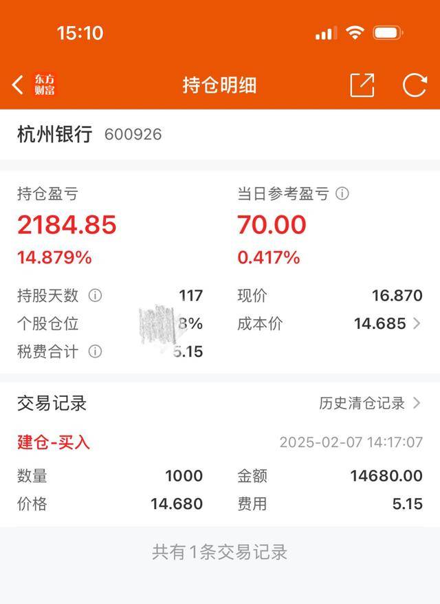 杭州小孩哥用1.5万元压岁钱买银行股<strong></p>
<p>老虎币</strong>，4个月赚2000多元