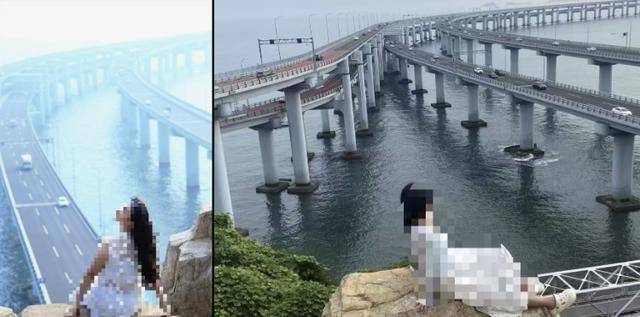大连一跨海大桥观景台有游客翻栏杆踩空心造景石拍照<strong></p>
<p>维特币</strong>，当地回应