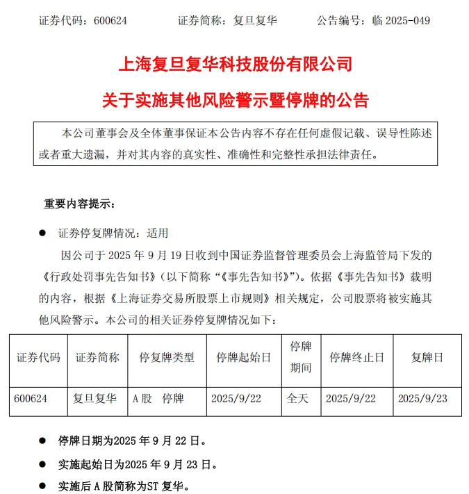 停牌！600624<strong></p>
<p>凤凰币</strong>，将被ST