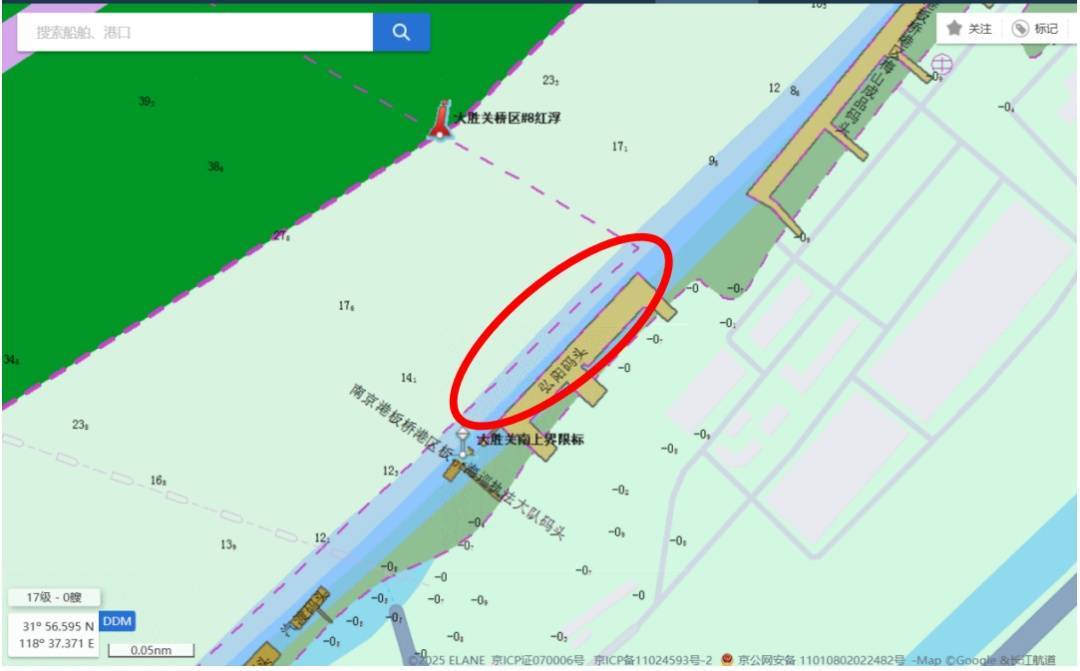 长江南京段水深异常<strong></p>
<p>罄币</strong>，江苏海事部门发布提醒